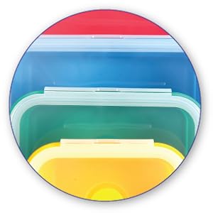 collapsible silicone food storage container BPA plastic lid meal cereal containe bowl kitchen pantry