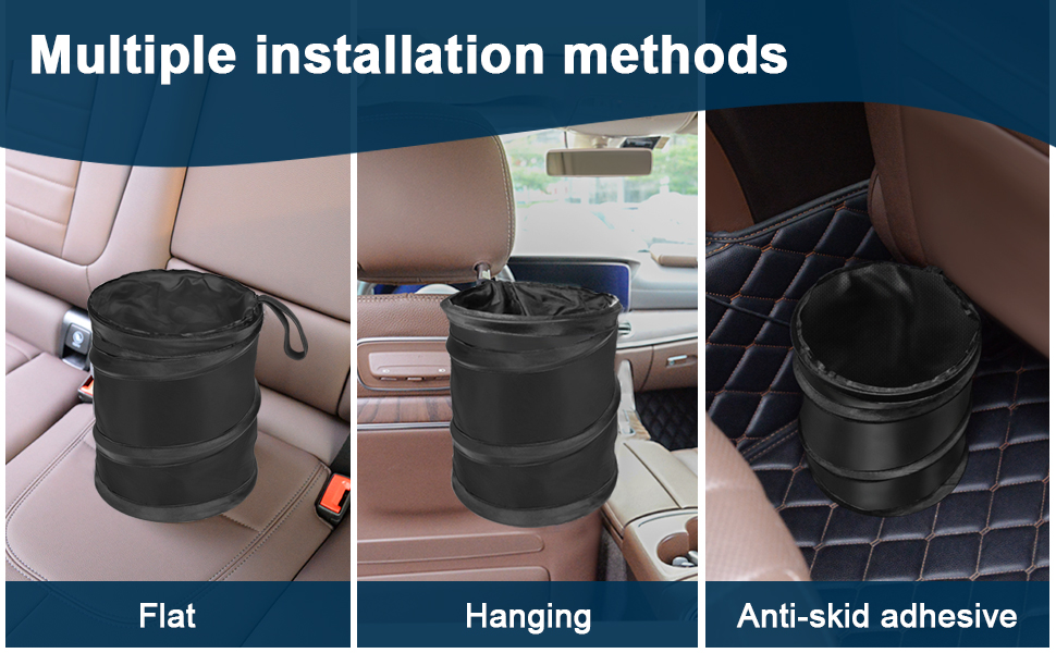 car garbage can