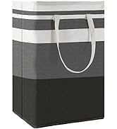 Maxsilan 80L Freestanding Laundry Basket with Extended Handle, Collapsible Waterproof Large Cotto...