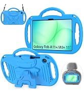 AVAWO Kids Case for Samsung Galaxy Tab A11+/A9 Plus 11 Inch Case, with Strap, Shockproof