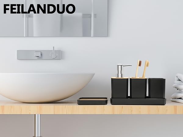 a bathroom with a sink and a toiletries