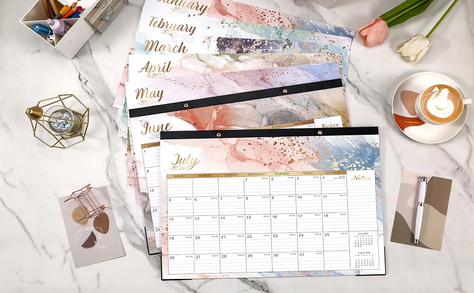 2026-2027 desk calendar