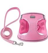 BOOMIBOO Dog Harness with Leash Set, No Pull Adjustable Reflective Step-in Puppy Pet Vest Harness...