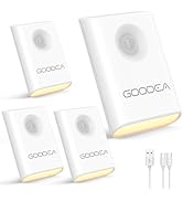 Rechargeable Battery Night Light with Motion Sensor, Wireless, Magnetic & Dimmable Stair Light, P...