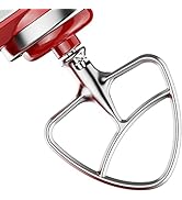 Stainless Steel Flat Beater for KitchenAid Mixer, Paddle Attachment for KitchenAid Mixer, Fits fo...