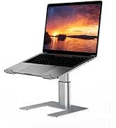 Ergopollo Laptop Stand for Desk, Computer Stand Adjustable Height, Ergonomic Notebook Laptop Rise...