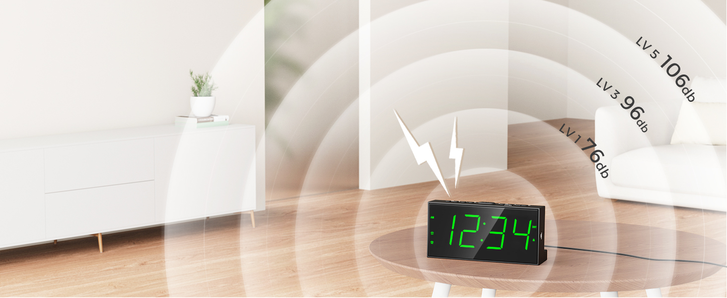 alarm clock for heavy sleepers