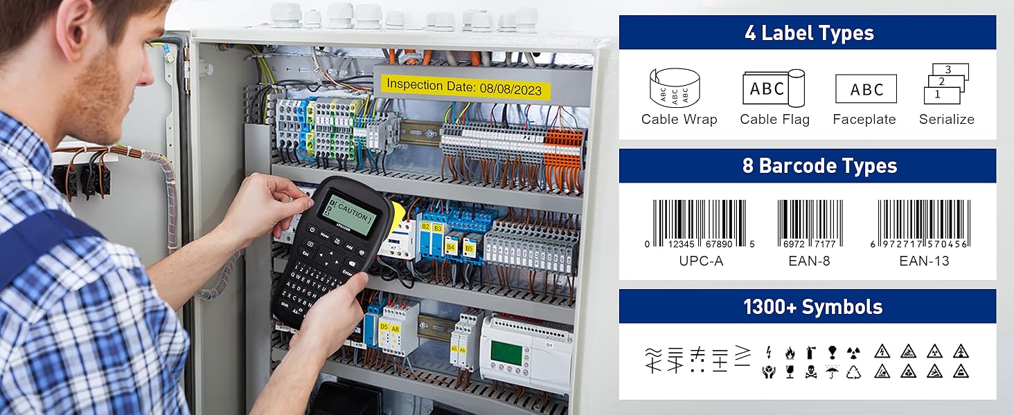 Versatile Editing: 1300+ Symbols, Support Barcode