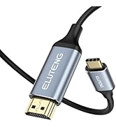 ELUTENG USB C to HDMI Cable 4K@60Hz Thunderbolt 3 to HDMI Adapter 3.3ft Type C Male to HDMI Male ...