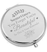 Encouragement Gifts for Women Compact Makeup Mirror Inspirational Gifts for Teenage Motivational ...