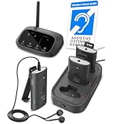 Avantree Audiplex M3 – Multi-Channel Assistive Listening System & Headphones for Church Translati...