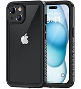 Lanhiem for iPhone 15 Case, IP68 Waterproof Dustproof Shockproof Cases with Built-in Screen Prote...