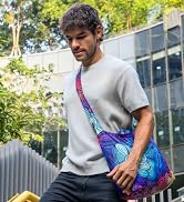 Nanobag Ultra-Lightweight Sling Cross-Body Bag | Perfect for Travel, Shopping & Daily Use | Reusa...