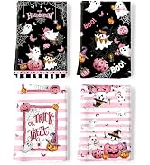 Arquiel Halloween Cute Boo Pumpkin Tea Towels, Cotton Kitchen Towel 18.9 × 27.5 Inch, Quick Dryin...
