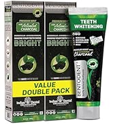 BENTODENT Teeth Whitening Bentonite Clay & Charcoal Toothpaste - Natural Teeth Whitening Charcoal...