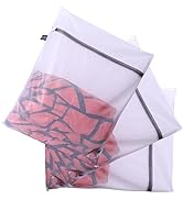 Kimmama 3Pcs Durable Fine Mesh Laundry Bags for Delicates,Lingerie Bags for Washing Socks,Mask,10...