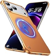 GRECAZO Magnetic Ultra Thin Frosted Designed for iPhone 17 Pro Max Frameless Case 6.9 inch [Compa...