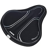 Comfortable Bike Seat Cover - DAWAY C3 Soft Gel & Memory Foam Padded Bike Seat Cushion for Women ...