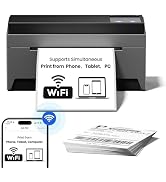 Phomemo WiFi Thermal Label Printer- 5G Wireless Shipping Label Printer for Small Business, Therma...