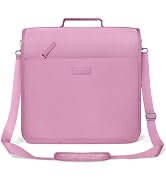 SUNEE Zipper Binder 3 Ring, 3 Inch O-Ring with Handle and Shoulder Strap, 600-Sheet Capacity, 5-T...