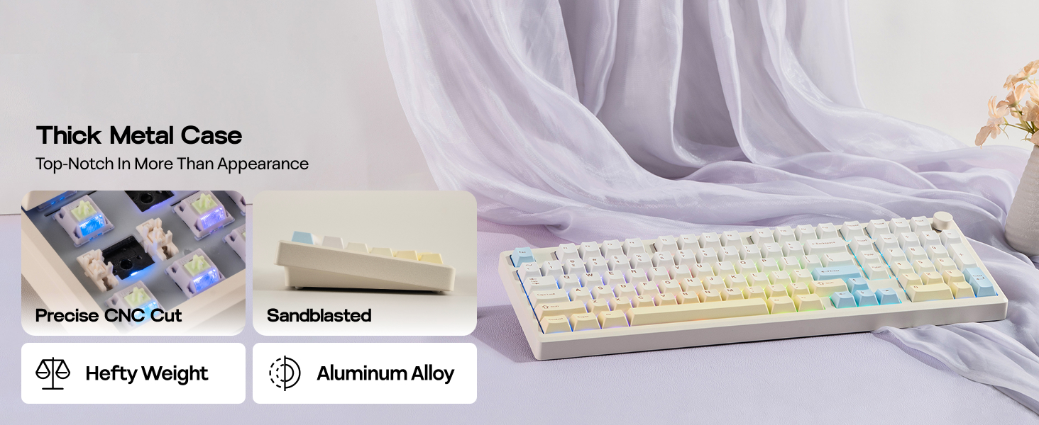 Galaxy100 Lite QMK/VIA Gaming Keyboard