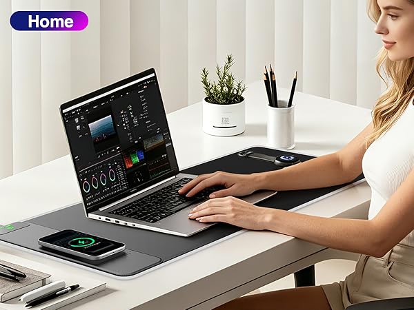 RGB Gaming Mouse Pad with Wireless Charging