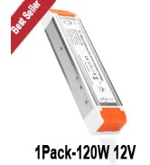 Led dimmable Driver 12V 120W Quiet Operation Universal Regulated 12V DC SCR dimmable Power Supply...