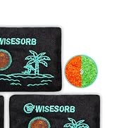 Wisesorb 100g x 5pcs Rechargeable Desiccant Packs for Storage, Color Indicating Silica Gel Packet...