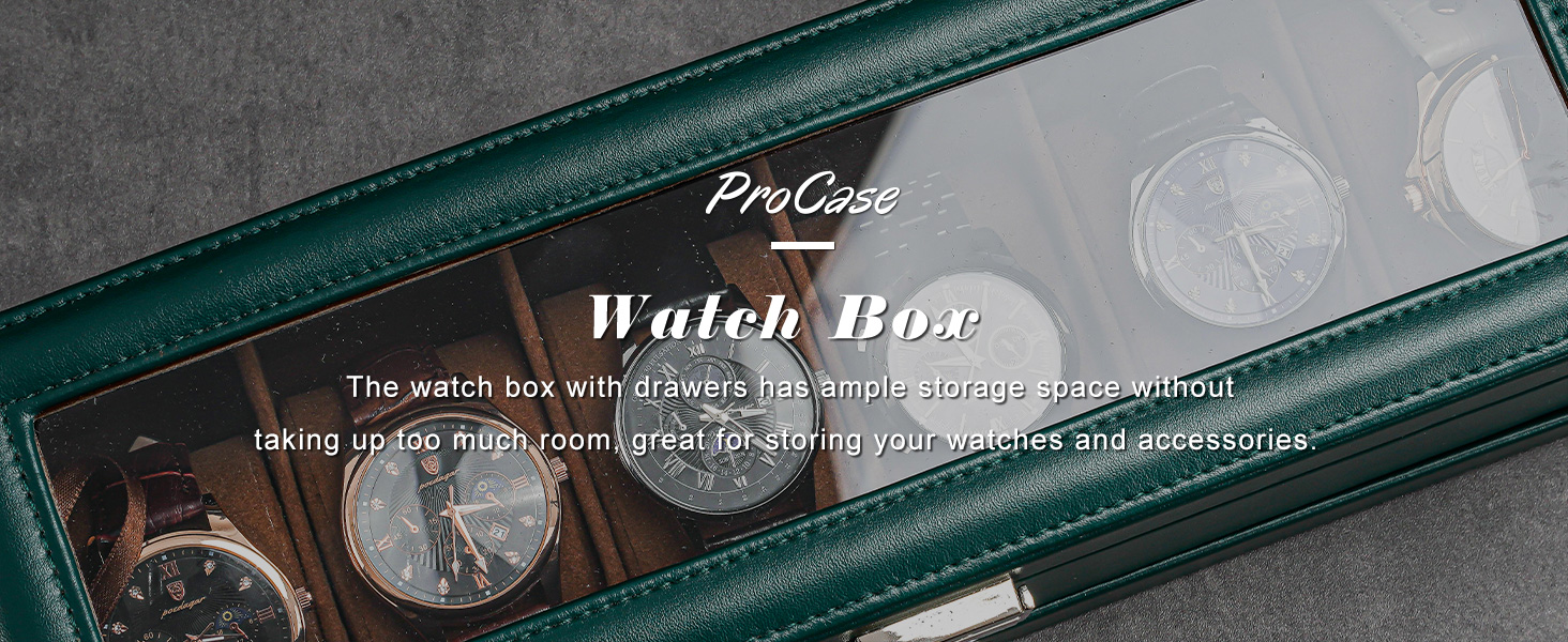 Watch Box with Drawer