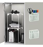 Neudeoc Locker Organizer and Accessories Kit, Includes Mesh Locker Shelf and Magnetic Pen Holder,...