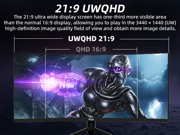 34 Inch 4K Curved Gaming Monitor