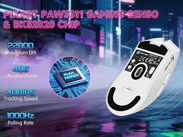 PixArt PAW3311 Gaming Senso & BK52820 Chip