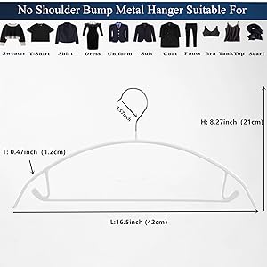 No shoulder mark hanger