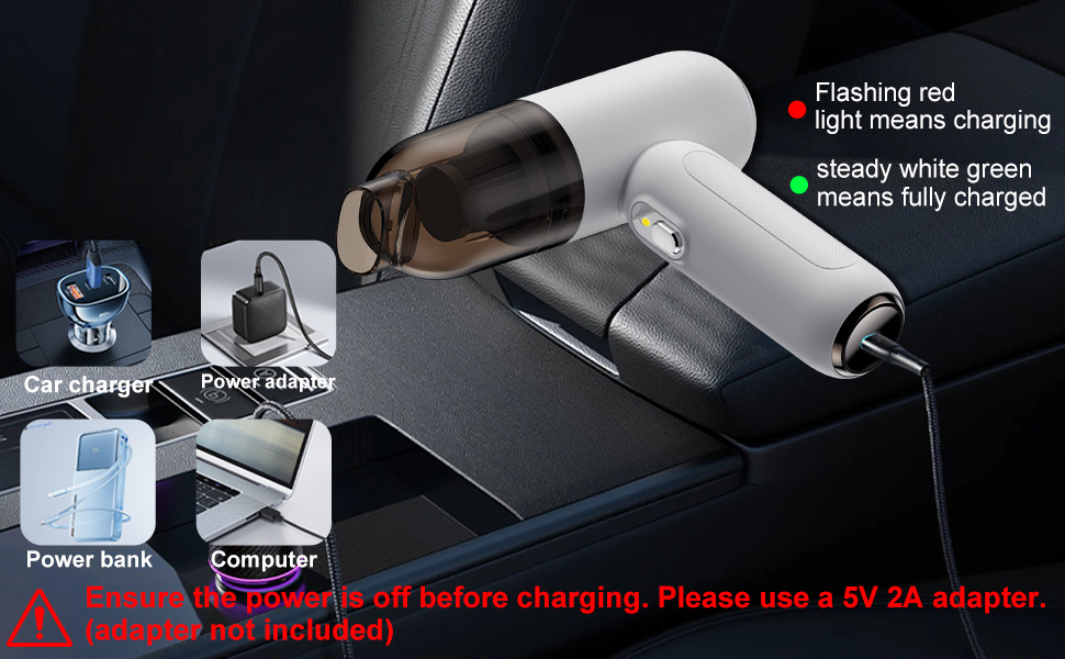 Handheld Car Vacuum Cleaner Cordless