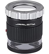 JARLINK 30X Jewelers Loupe, Adjustable Focal Length Magnifier with 3 LED Light for Gems, Jewelry,...