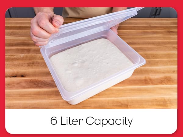 Brod & Taylor Proofing Container sourdough container dough container bread proofing box clear