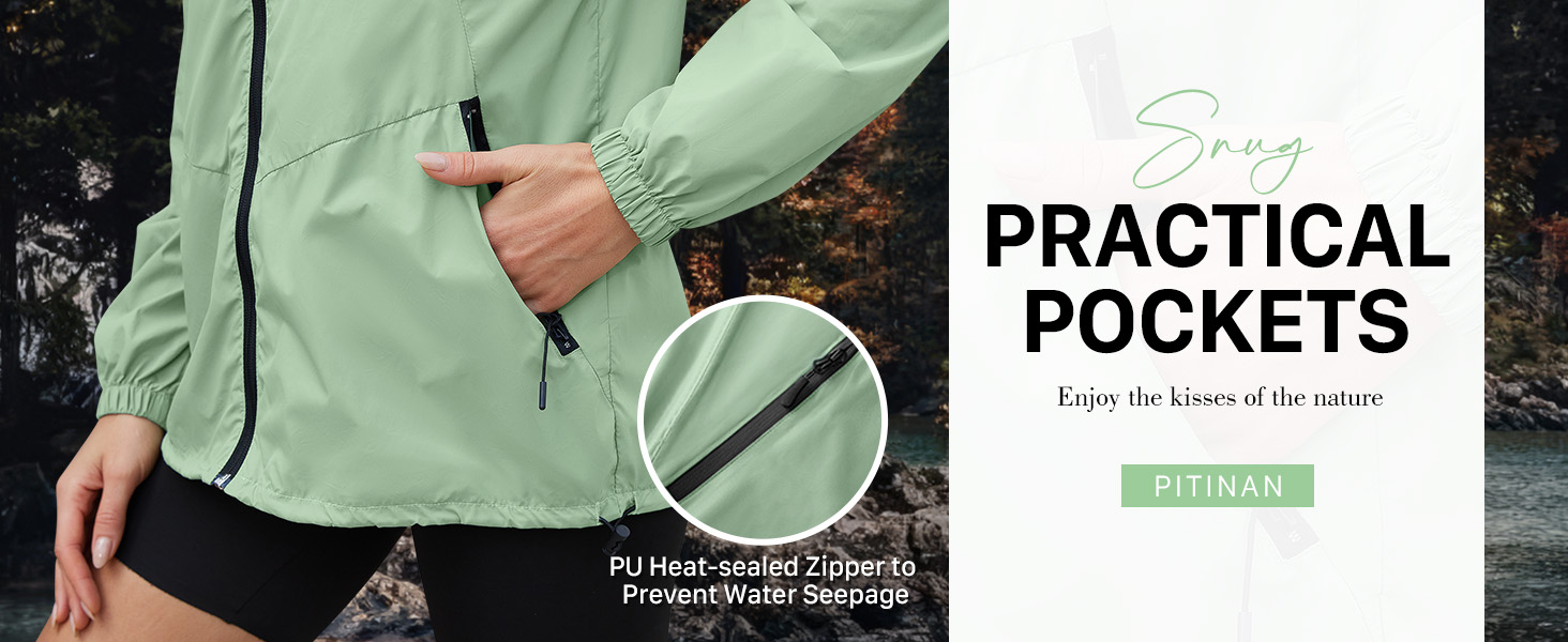 women's rain jacket
