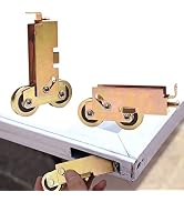 Sliding Patio Door Rollers Replacement for Aluminum Glass Doors, F-Tab Mount, 1-1/4" Steel Ball B...