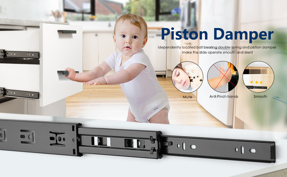 Ravinte Soft Close Drawer Slide