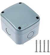 Waterproof Junction Box,Nineleaf PVC/ABS Outdoor Junction Box Electrical,3 1/4 inch x 2 3/4 inch ...