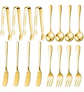 Mlurcu Cheese Butter Spreader Knife Set Charcuterie Accessories 16 Pieces Charcuterie Board Utens...
