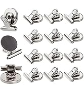 Ninth Five Strong Magnetic Clips - Heavy Duty Refrigerator Magnet Clips - 31mm Wide 12Pack Scratc...