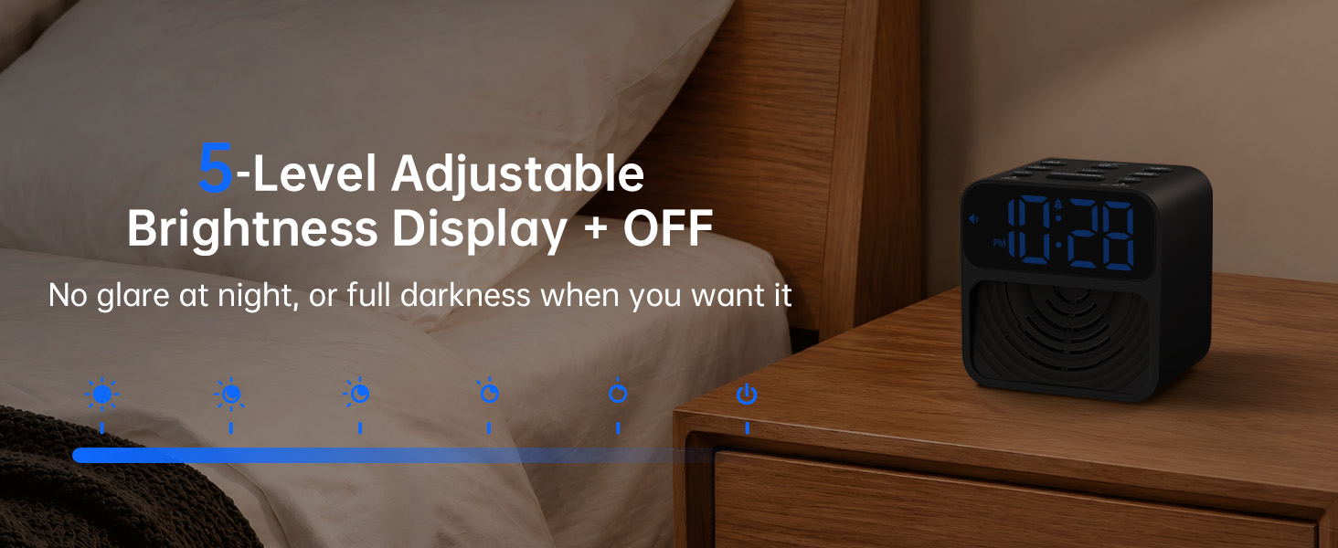 alarm clocks for bedrooms