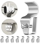 Cozcty Vinyl Siding Hooks, 8 Pack No Drilling Siding Clips to Hang Outdoor Things, Stainless Stee...