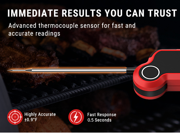 digital meat thermometer grill thermometer cooking thermometers digital with stainless long probe