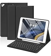 KBCASE Keyboard Case for iPad 9th/8th/7th Generation 2021/2020/2019, Compatible with iPad Air 3/P...