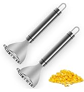M Jingmei 2pcs Corn Peeler for Kitchen, Corn on the Cob Remover, Y Stainless Steel Corn Cutters,...