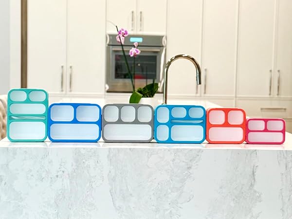 Kinsho bento box lunch boxes school daycare work adults kids toddlers snack containers