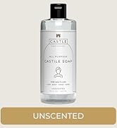Castle Soap All-Purpose Castile Soap | Multi-Use Gentle Cleanser for Hair, Body, Hands, & Home | ...