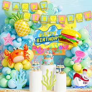 cartoon sponge birthday supplies
